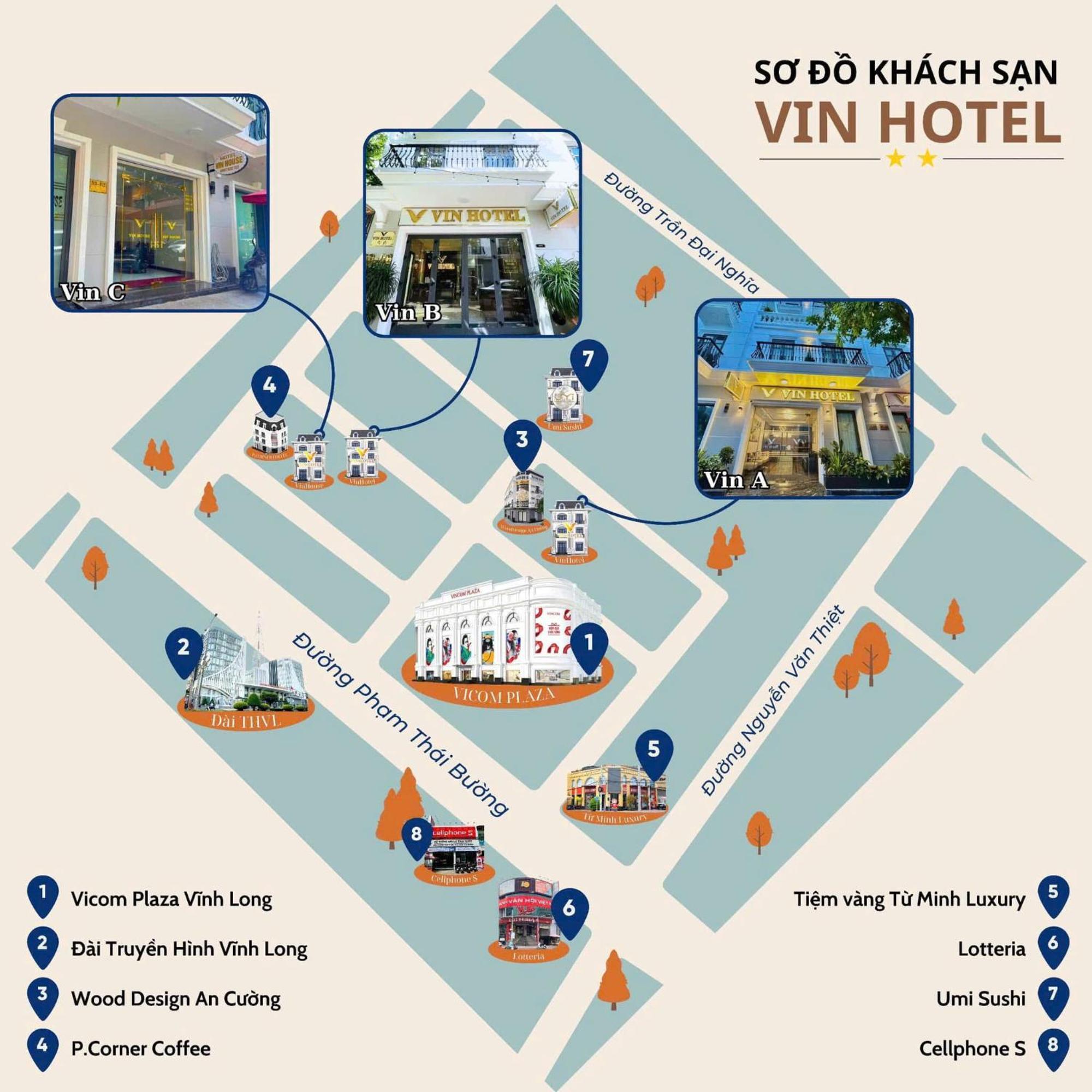 Vin Hotel Vĩnh Long المظهر الخارجي الصورة